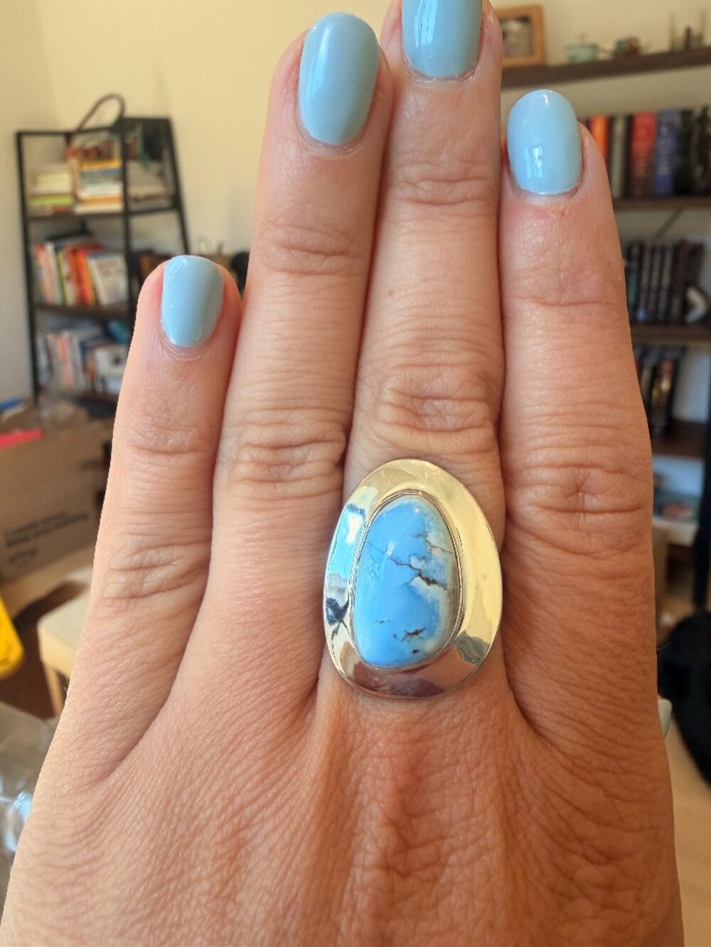 Golden Hills Sterling Silver Ring